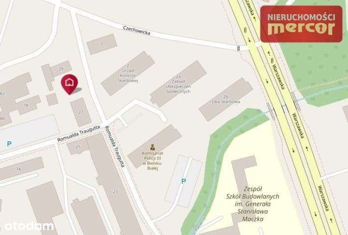 Bielsko Śródmieście w rejonie ul. Warszawskiej-8