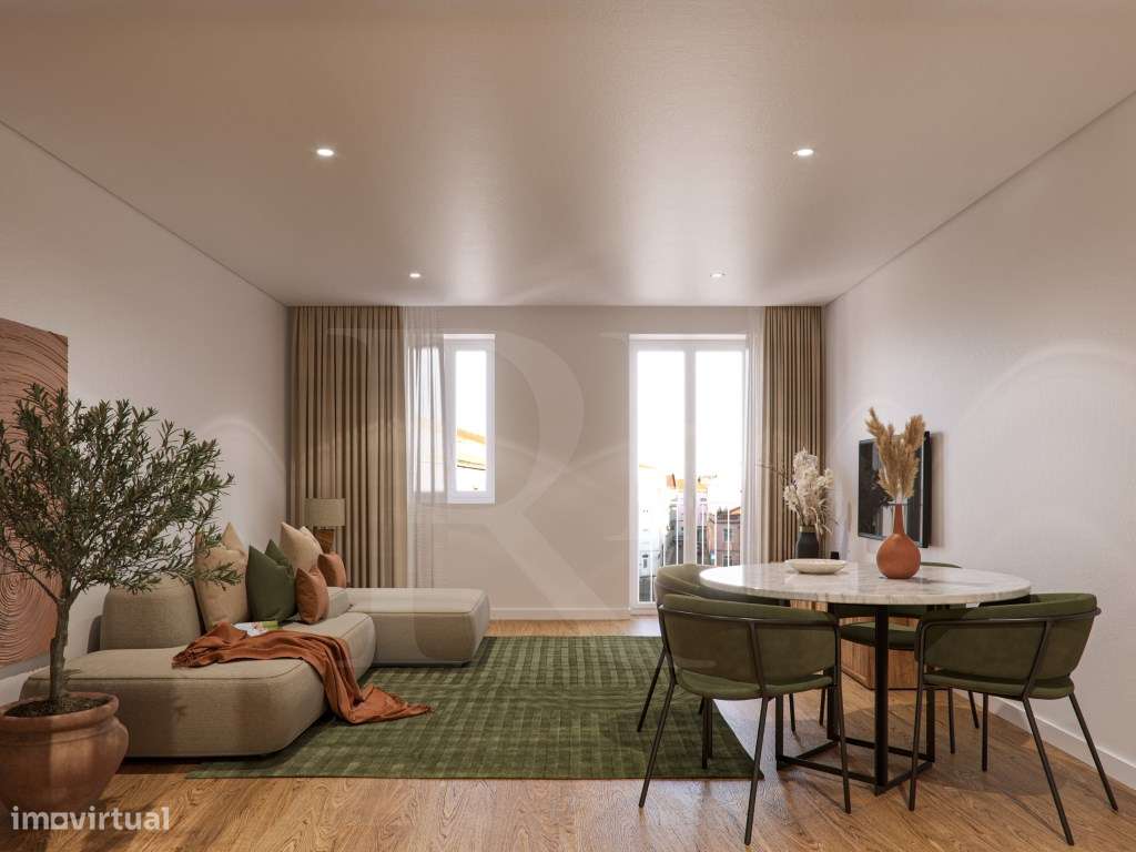 Apartamento T2 com varanda numa das zonas mais desejadas de Lisboa-11