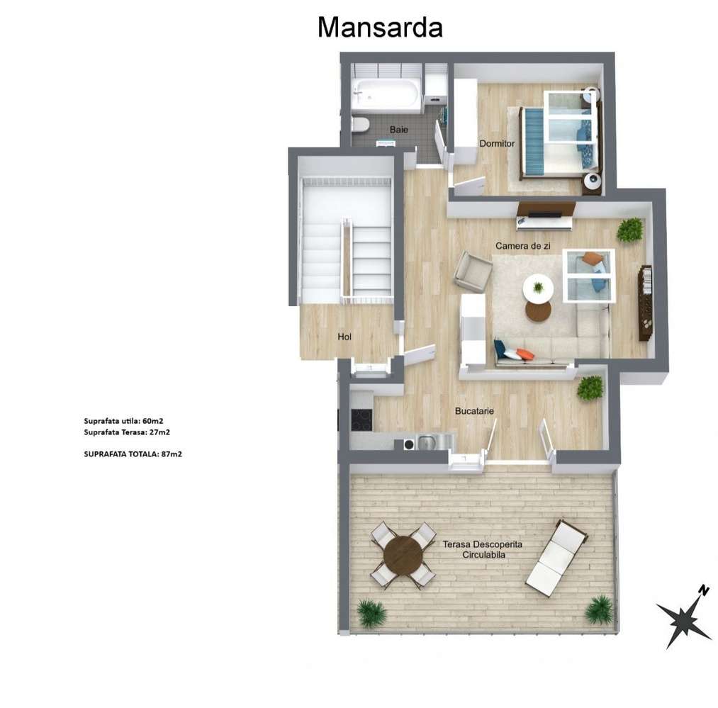 Apartament Otopeni Odaile bloc Boutique - Imagine principală: 4/4