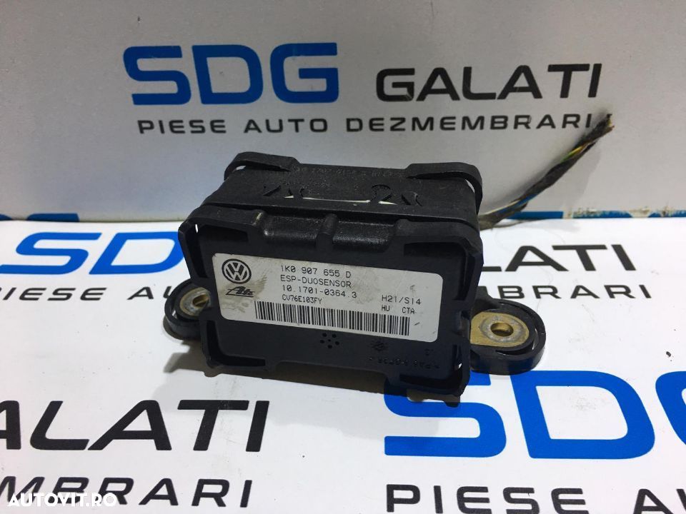 Modul / Senzor ESP VW Golf 5 2003 - 2009 Cod Piesa : 1K0 907 655 D / 1K0907655D - 1