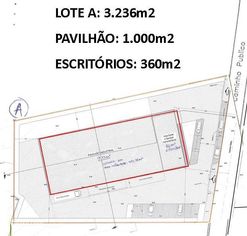 Terreno com 3236m2, na Zona Industrial da Ortigosa