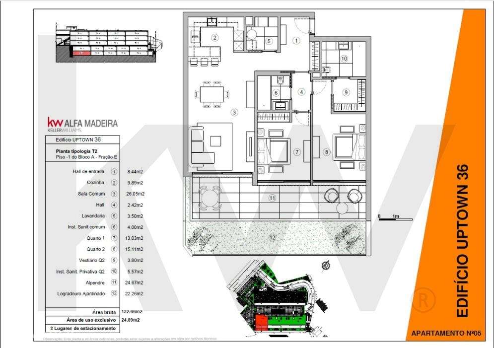 Apartamento Tipologia T2 c/Jardim | Santa Luzia | Funchal | Madeira Is - Grande imagem: 2/46