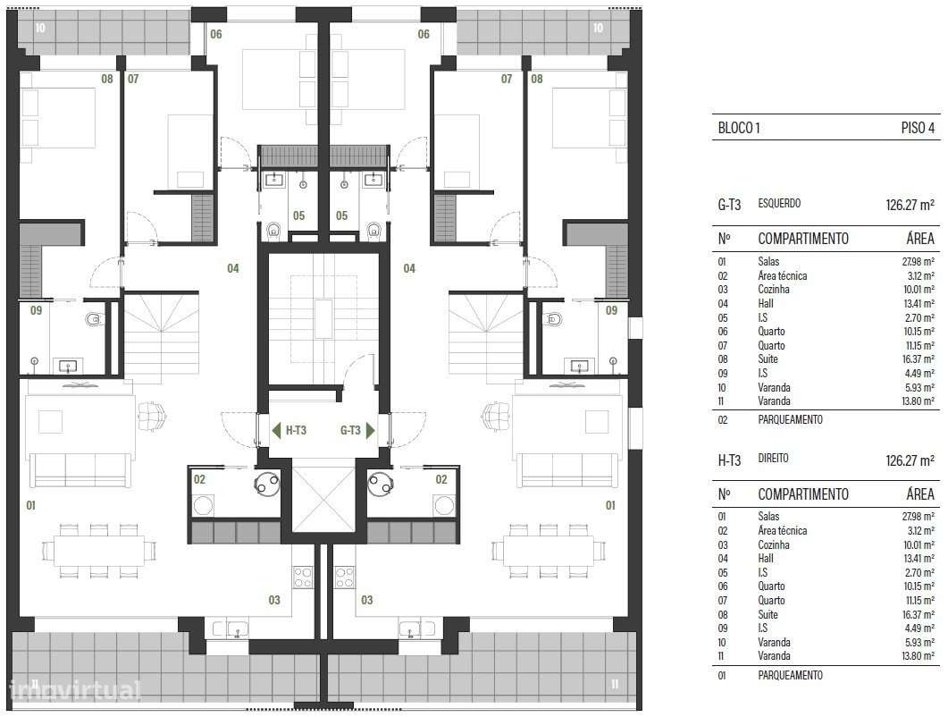 T5 Duplex Moderno no Montijo com parqueamento e Terraços – 185 m² d...-13