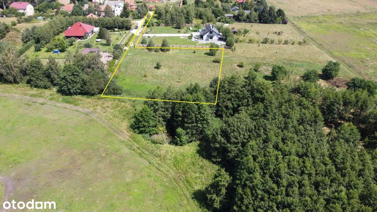 3838m2 piękna działka bud. Zakrzyce, gm. Miękinia-2