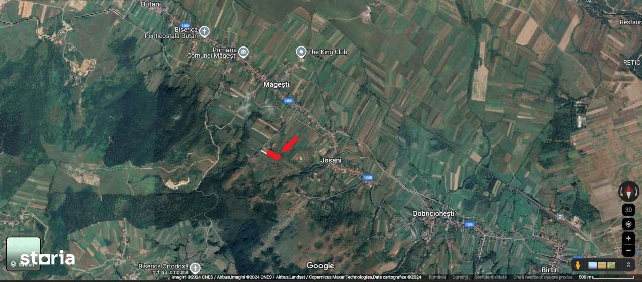 Teren extravilan 9093 mp de vanzare in Josani, com. Magesti - Bihor - Imagine principală: 3/8