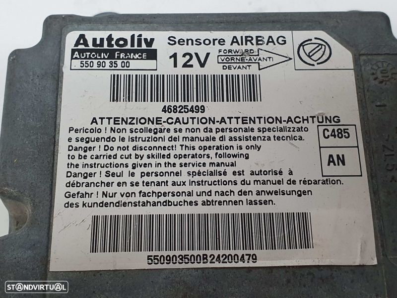 Centralina / Modulo Airbags Fiat Doblo Veículo Multiuso (119_, 223_) - 2