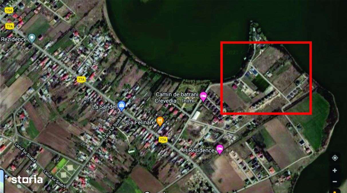 TEREN LA LAC - direct de la proprietar - 2700 mp - SAMURCAȘI- CREVEDIA-2