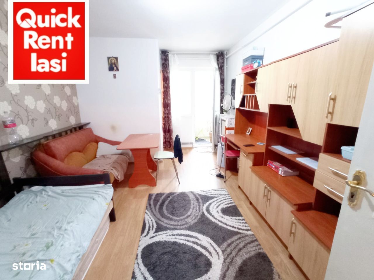 Apartament 1 Camera Alexandru Cel Bun-Sos.Nationala De Vanzare Mobilat