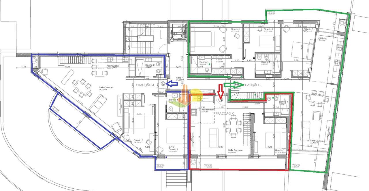 T2+2 Duplex com Garagem Dupla-41