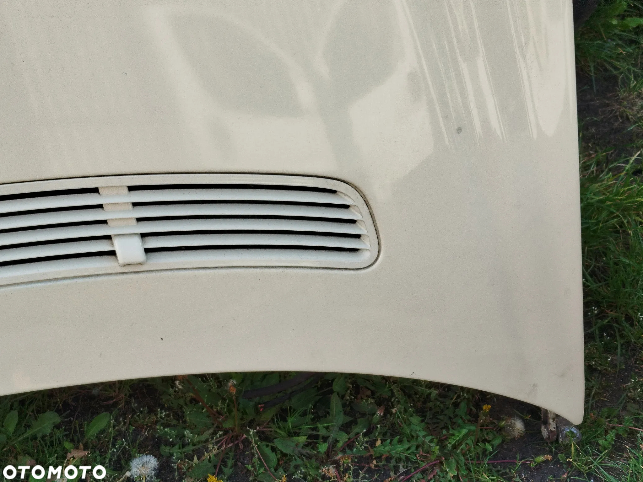 Maska przód kompletna kod lakieru 623 majonez + grill i gwiazda do MERCEDES W211 02-06 E-klasa stan średni poprawki - 5