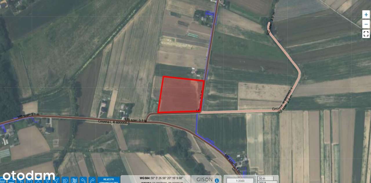 24 ary blisko Krakowa (12 ar budowlane)* Cicho* Dom, usługi, produkcja - Pełny obrazek: 2/6