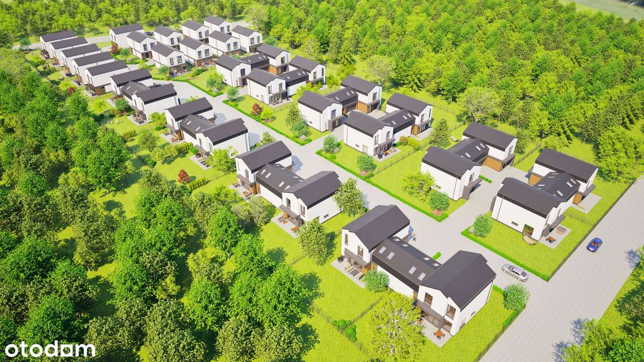 Domy bliżniaki z garazam na 2 auta- Zgorzała, Ursynów, Piaseczno - Pełny obrazek: 3/9