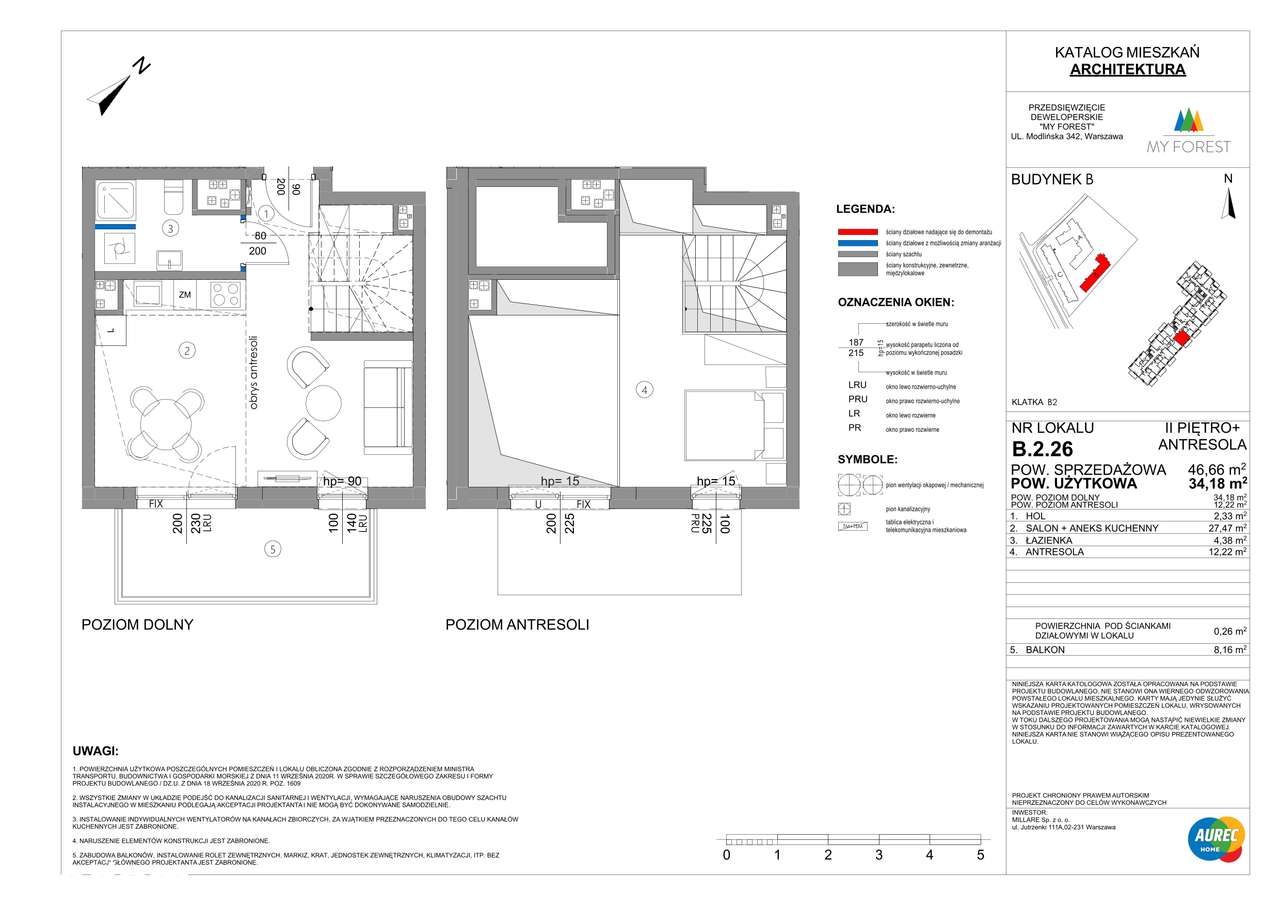 My Forest | mieszkanie 2-pok. | B.2.26 - Pełny obrazek: 2/7