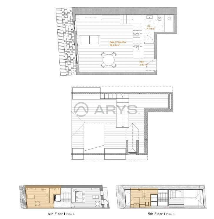 T0 Duplex exclusivo no coração de Cedofeita — arquitetura e carácte... - Grande imagem: 2/3