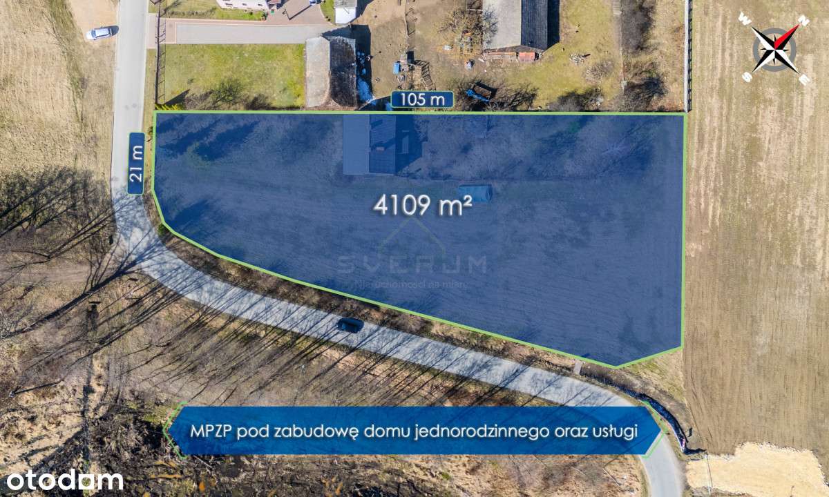 dom z dużą działką 4104m2 / gm. Kłomnice - Pełny obrazek: 4/11