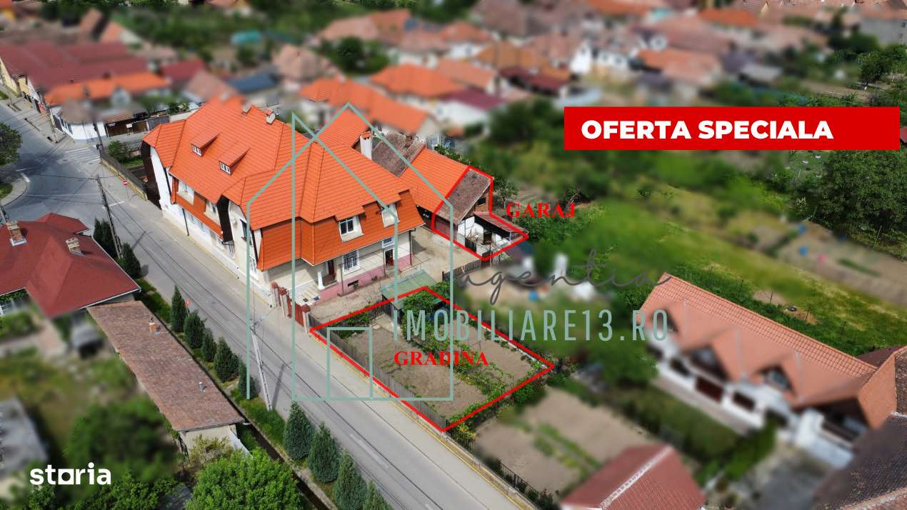 De vanzare apartament la Vila Saseasca, 3 camere, garaj si 491mp teren-0