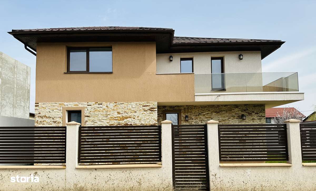 Casă modernă || nouă de vânzare Berceni Ilfov || 5 camere teren 350 mp - Imagine principală: 5/15