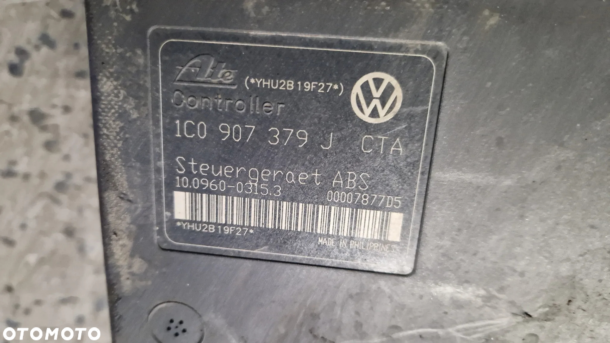 AUDI SEAT SKODA VOLKSWAGEN POMPA ABS 1J0614117E 1C0907379J - 2