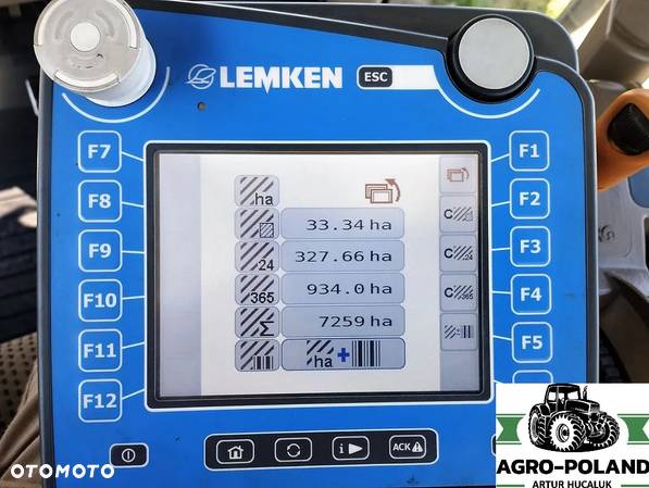 Lemken SOLITAIR 12/800 K-DS - 2015 ROK - 7259 ha - NOWSZY MODEL - 9