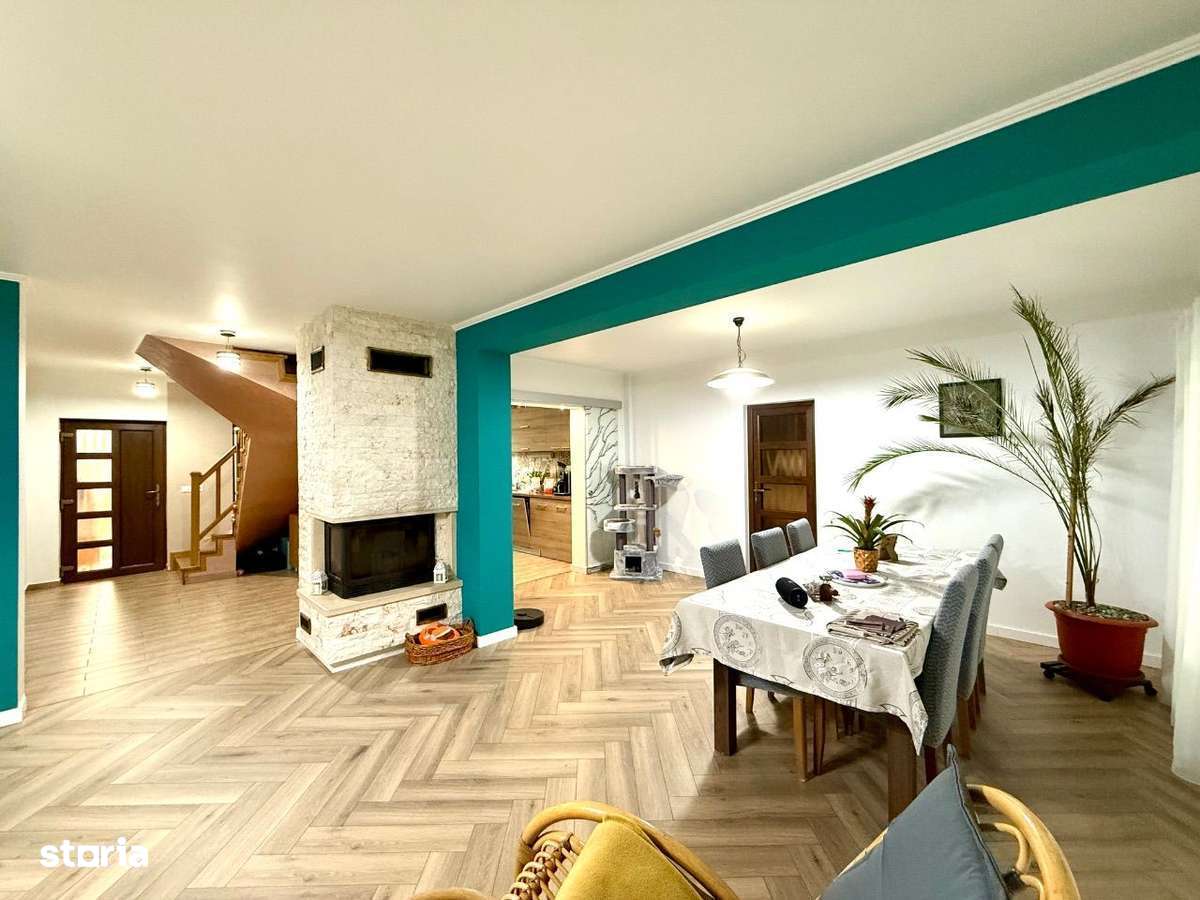 Casă modernă 200 mp utili P+M cu 16 ari teren mobilată, utilată Panic - Imagine principală: 1/20