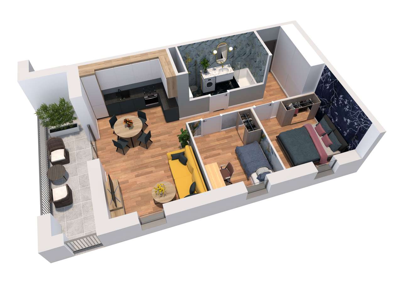 Dzikiej Gęsi 6 | mieszkanie 3-pok. | 41 - Pełny obrazek: 3/8