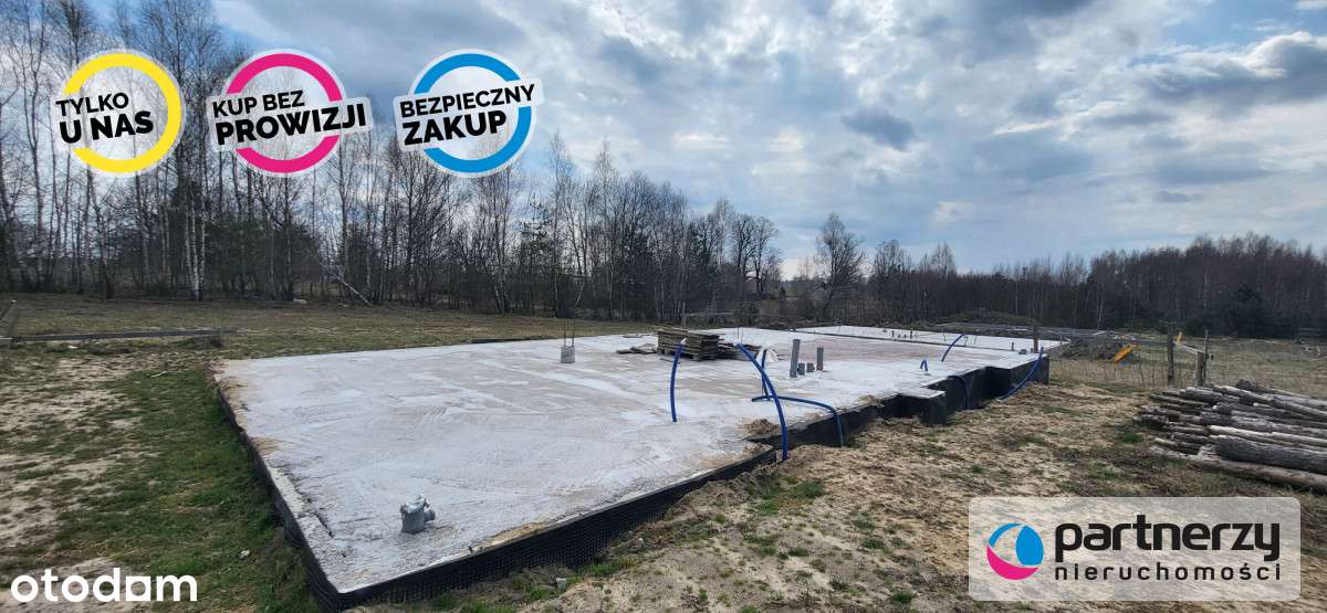 Działka z fundamentami pod budynek jednorodzinny - Pełny obrazek: 4/14