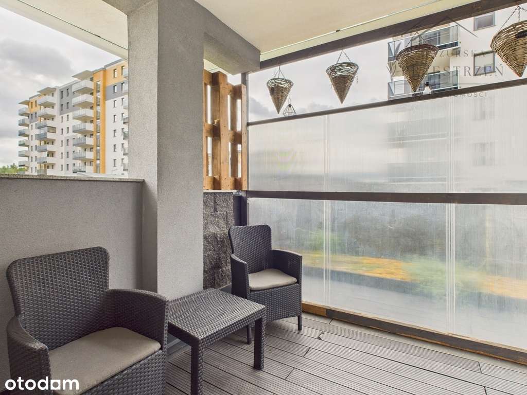 3 pokoje z tarasem, Jeziorna Towers+miejsce post.-6