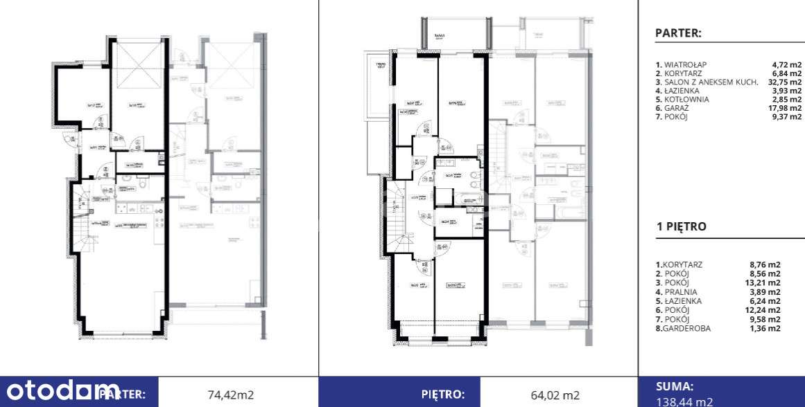 Nowoczesny Dom Piętrowy Z Ogrodem I Garażem - Pełny obrazek: 5/7