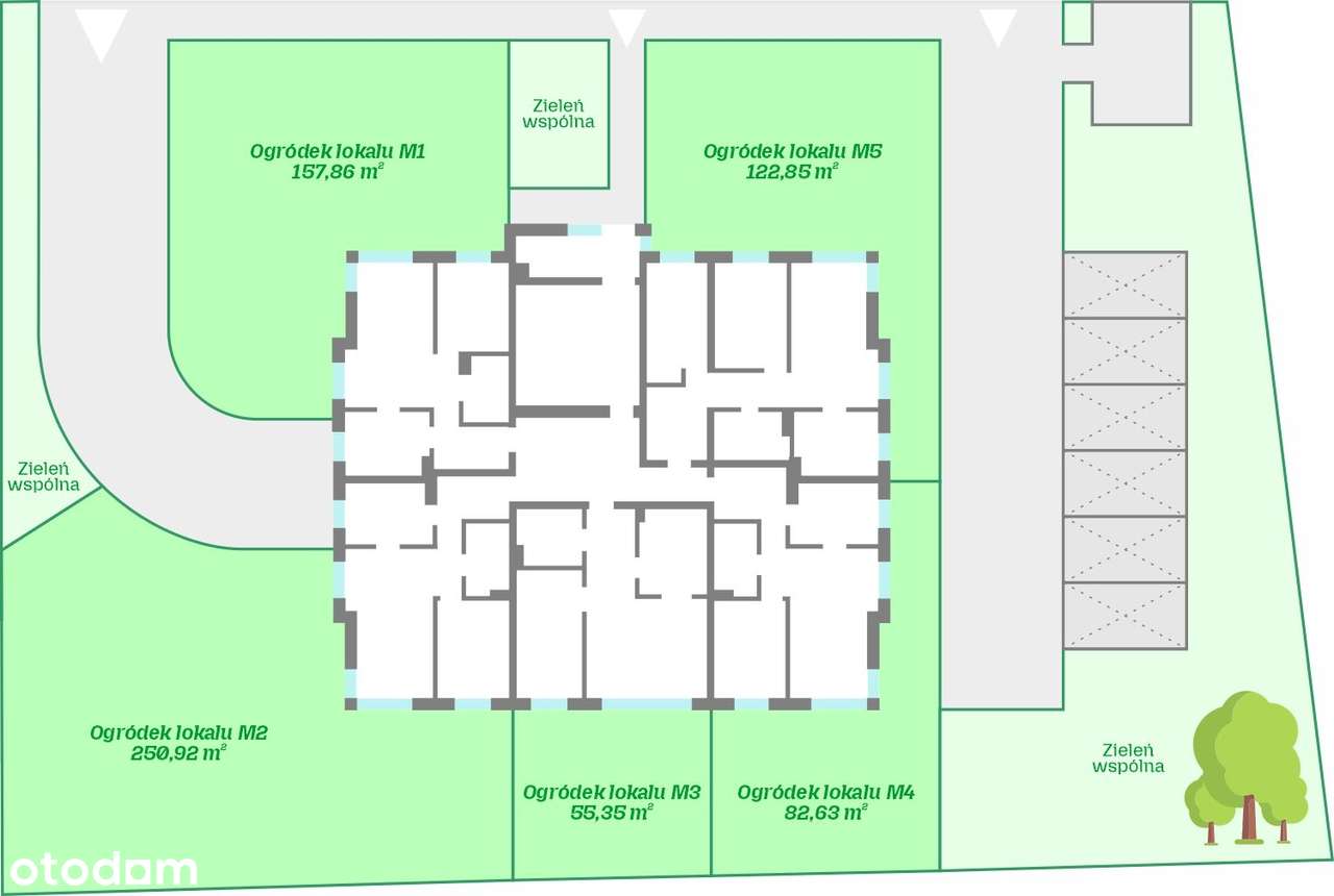 Apartament w kameralnej inwestycji parter 54,3m2 ogródek 250m2 OKAZJA! - Pełny obrazek: 5/8