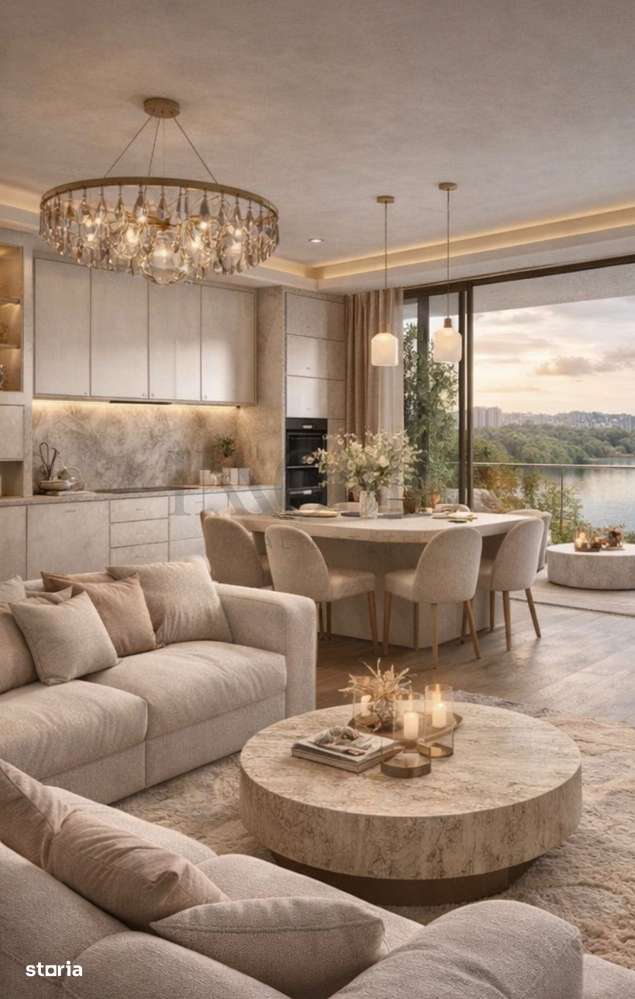 Apartament lux One High District, 2 camere- preț 222 000 eur  plus TVA-0