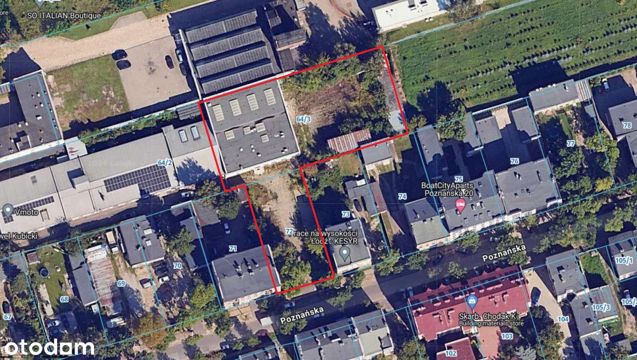 Działka w centrum Łodzi pod inwestycję mieszkaniową (2380 PUM) - Pełny obrazek: 4/4