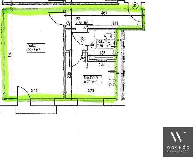 Kup bez prowizji | 1 pokój + jasna kuchnia | balkon-12