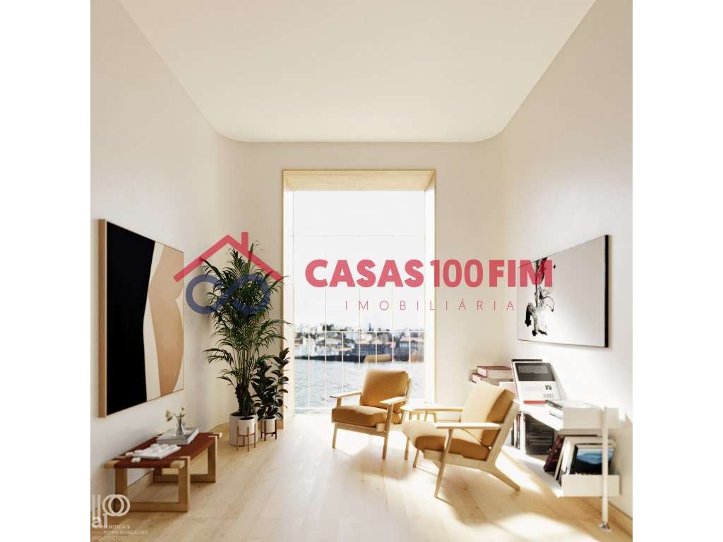 T1 no 1º piso, em edifício industrial reabilitado no Cais da Pescar...-8