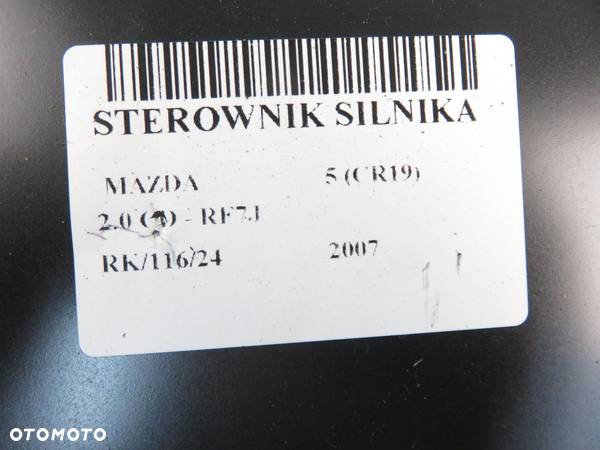 STEROWNIK MAZDA 5 (CR19) 2.0 MZR-CD 110 - RF7J 2758006672 - 2