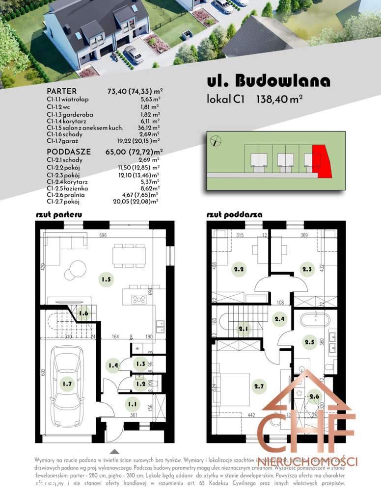Nowa inwestycja – Jędrzychów, ul. Budowlana - Pełny obrazek: 4/5