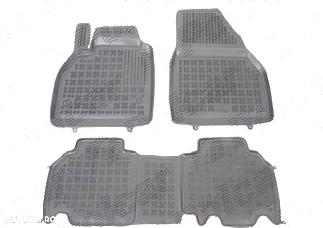 Set covorase auto din cauciuc Renault Kangoo 2008-2013 si Kangoo 2013-, presuri tip tavita marca Rezaw Plast - 1