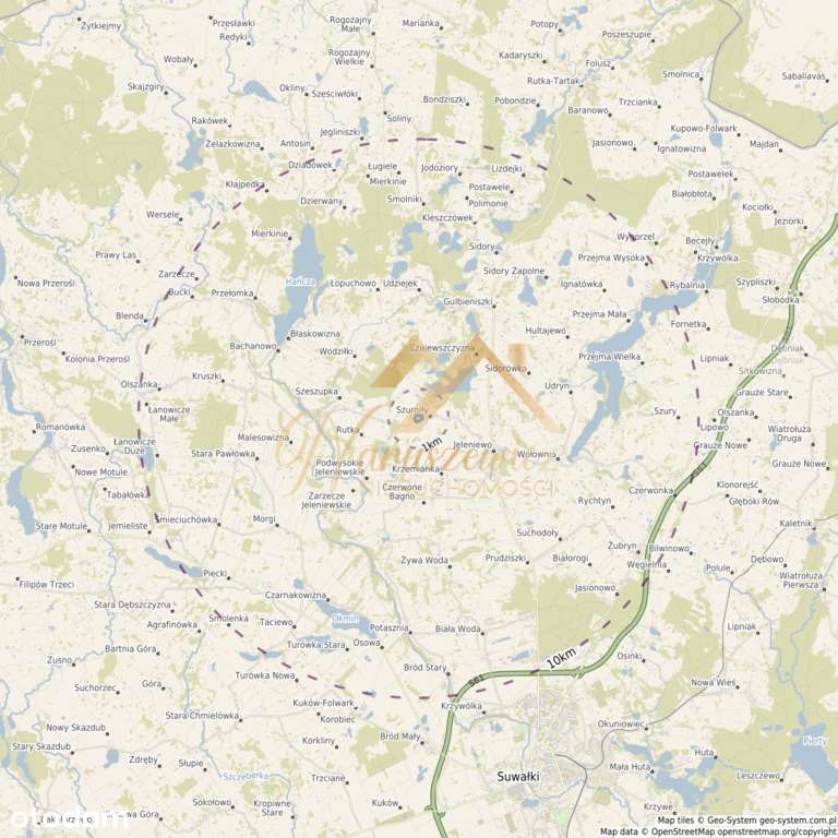 Urokliwa działka w Szurpiłach  | Możliwy podział-5