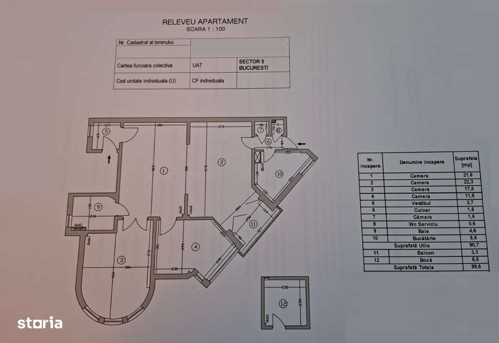 Vanzare apartament patru camere in vila Cotroceni Romniceanu piata-12