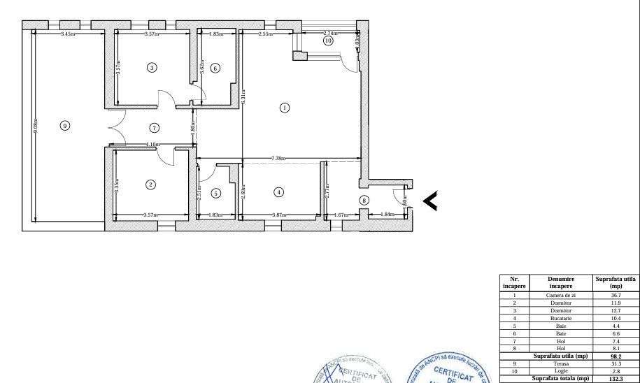 3 Timpuri Noi Camere Nou cu Treasa finisat - Imagine principală: 4/13
