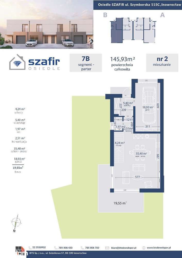 Osiedle Szafir, mieszkanie nr 7B/2 - Pełny obrazek: 3/9