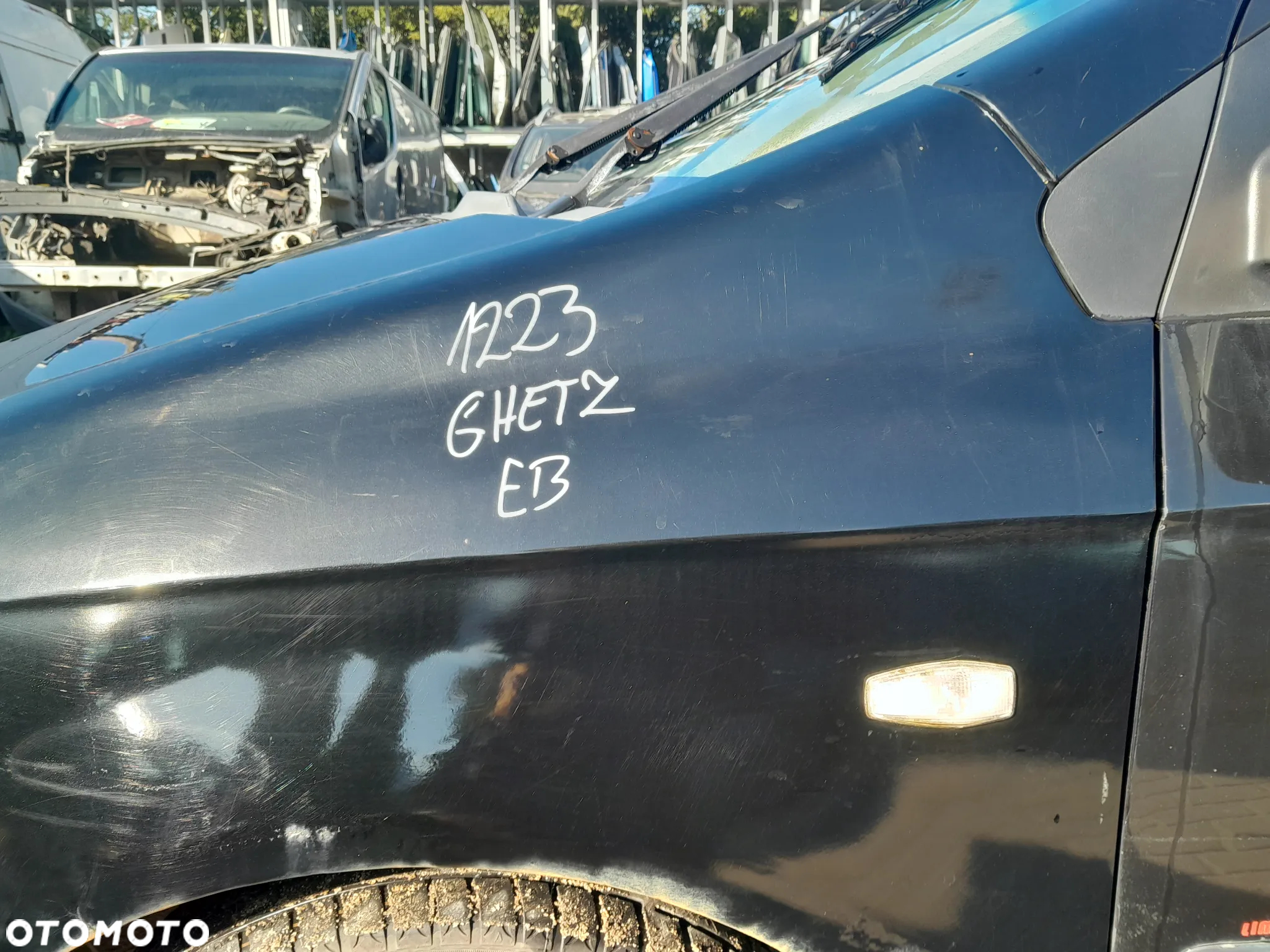 HYUNDAI GETZ BŁOTNIK LEWY PRZEDNI LEWY PRZÓD KOLOR: EB - 3