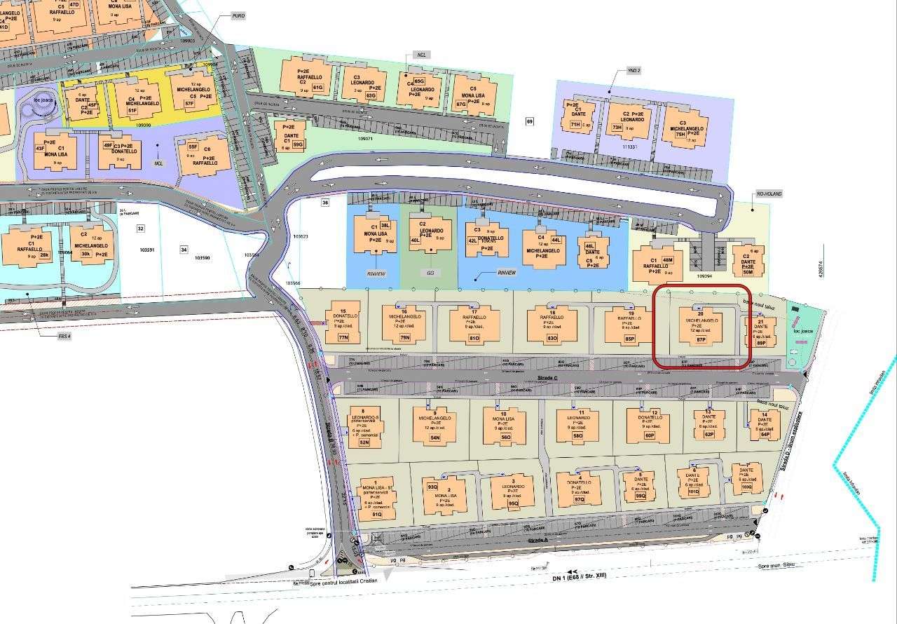 Apart. cu 2 cam. pe două nivele - Vila design modern în Cristian-Sibiu-10