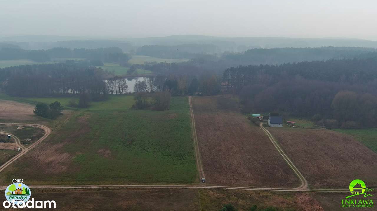 ENKLAWA prezentuje: Mały domek + DUŻA działka przy JEZIORZE! Zobacz-9