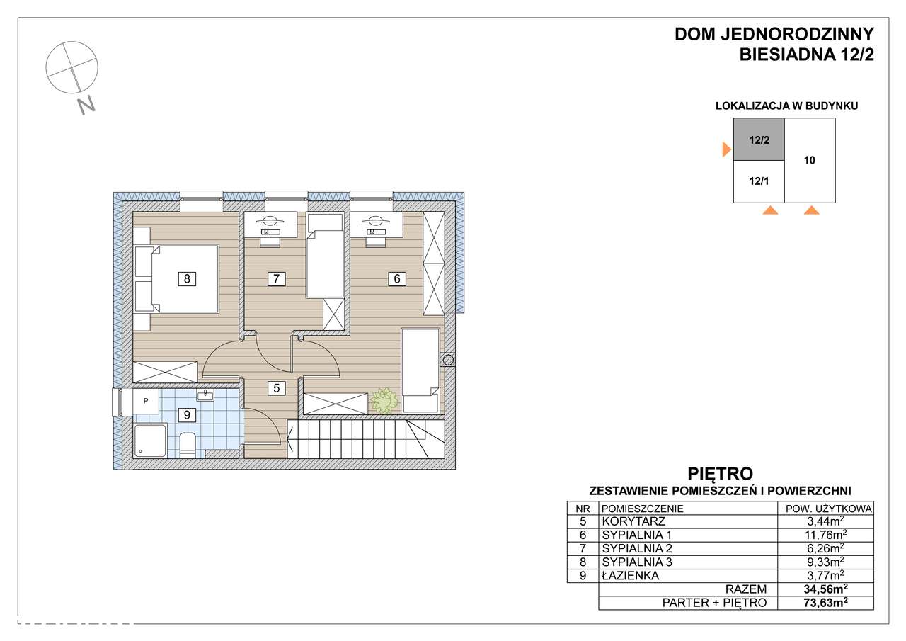 Nowoczesna zabudowa Poznań Spławie ul. Biesiadna 12/2-2