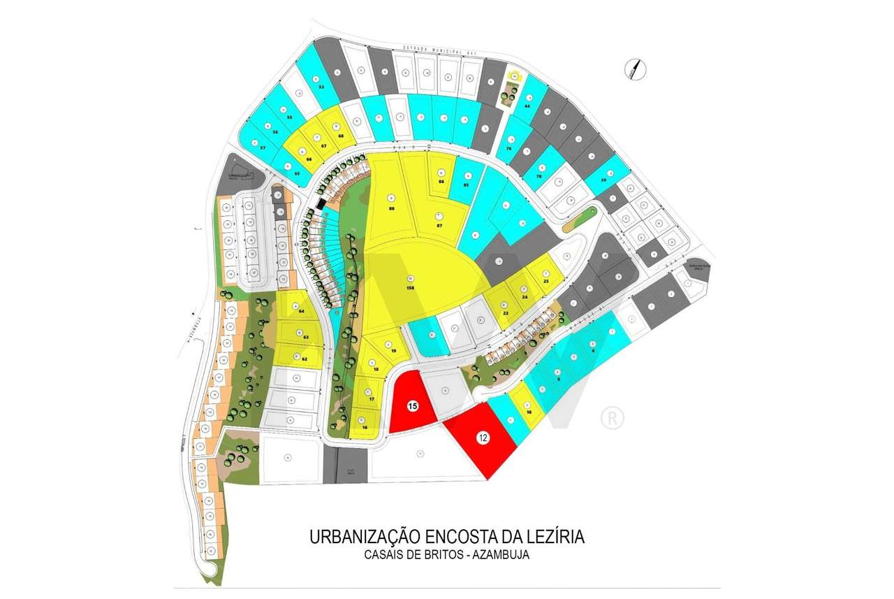2 Terrenos Urbanos com Vista Panorâmica Ideal para Moradias de Luxo --1