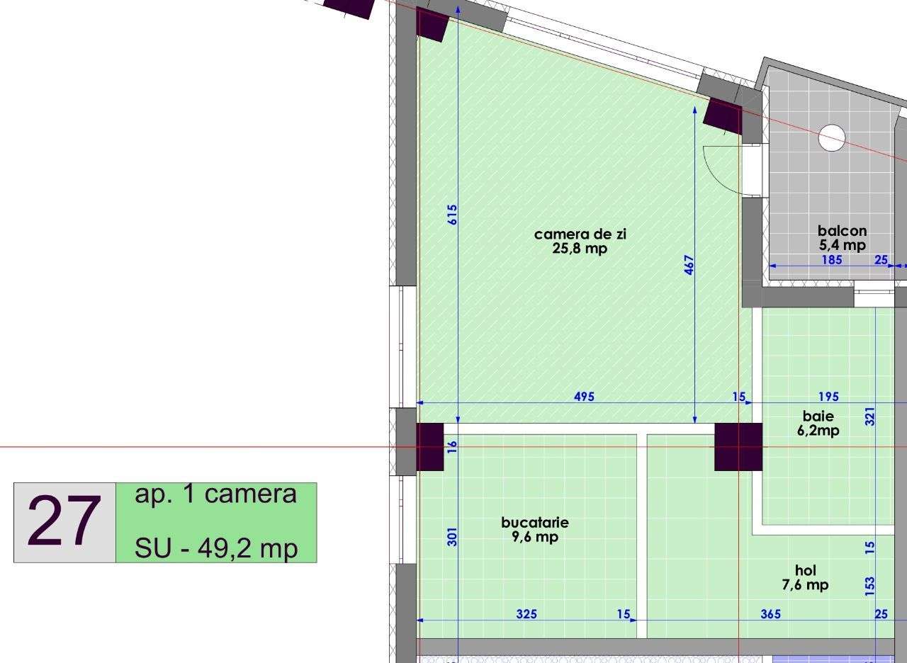 Apartament 55 mp, bloc nou Nicolina - Lidl Rondul Vechi - Imagine principală: 3/9
