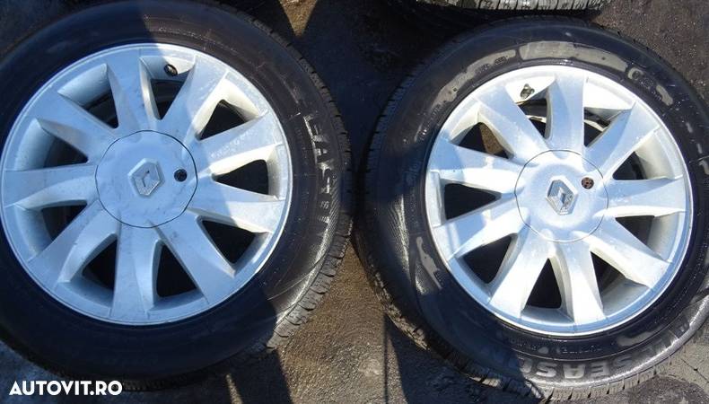 Jante aliaj Renault Megane 3 din 2010 cu cauciuc 205/60 R16 - 2