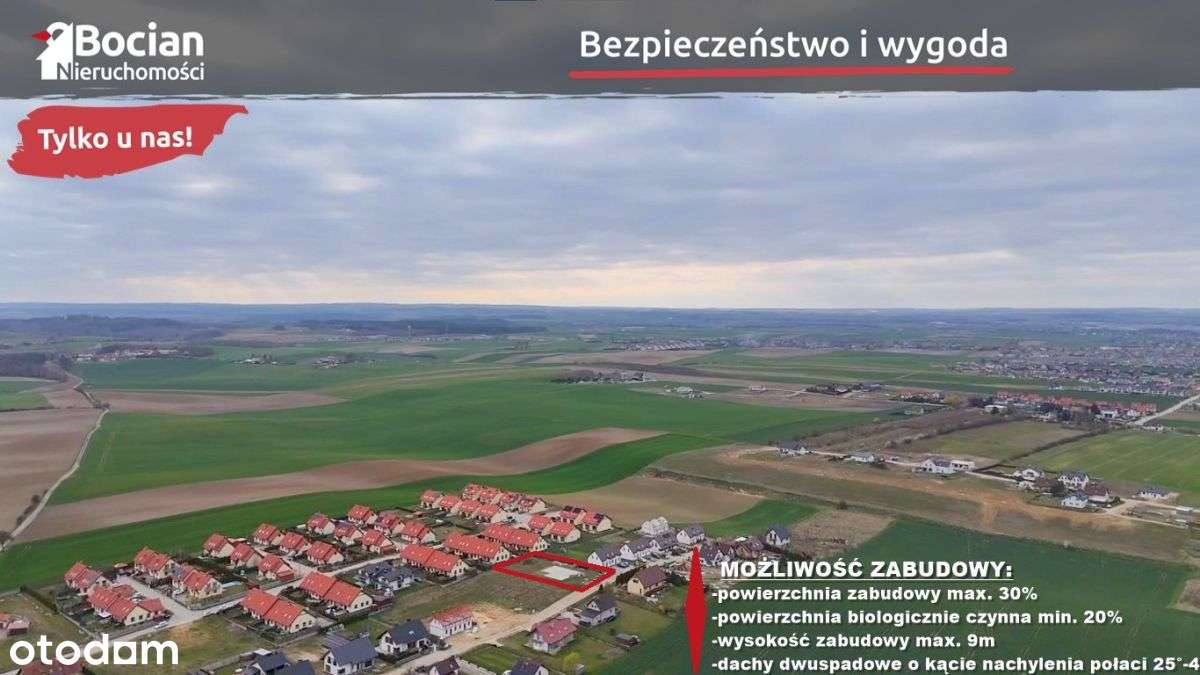 Nasłoneczniona działka z rozpoczętą budową ! - Pełny obrazek: 4/13