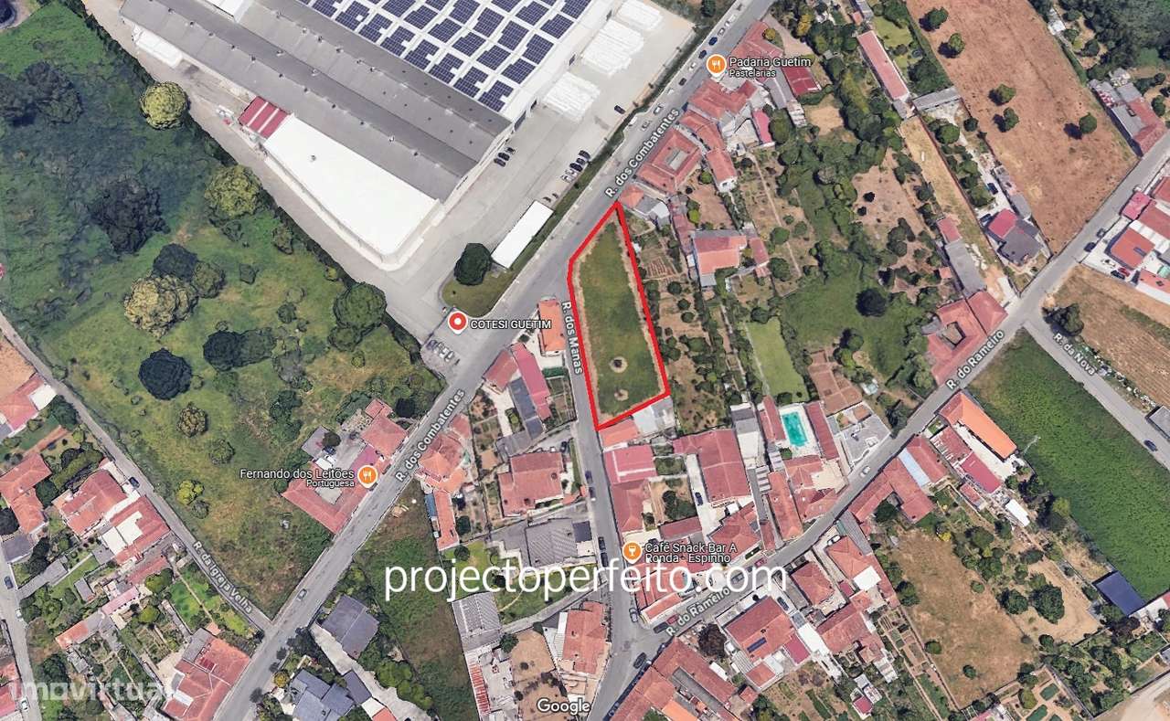 Terreno Para Construção  Venda em Anta e Guetim,Espinho - Grande imagem: 2/4