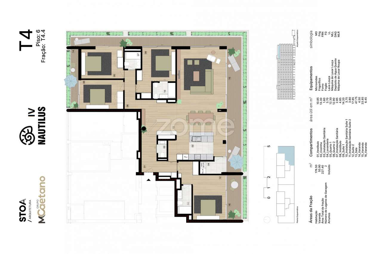 Penthouse T4 Nova - Matosinhos Sul - Grande imagem: 3/60